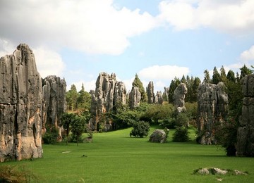 Каменный лес Шилинь в провинции Юньнань (Китай)