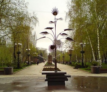 Пальма Мерцалова на бульваре Пушкина