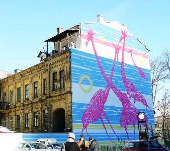 Дом с жирафами на Владимирской улице