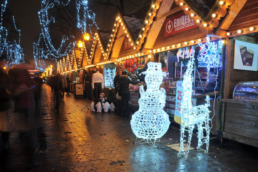 Рождественская ярмарка во Львове