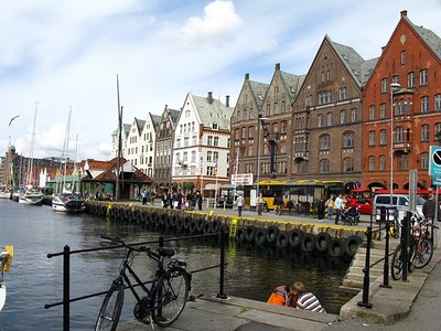 Набережная в Бергене