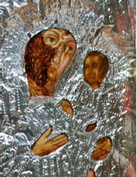 Кровоточащий лик Иверской Божьей Матери