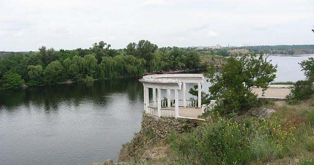 Смотровая площадка на острове Хортица
