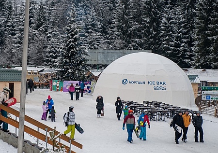 Ледяной бар в Буковеле