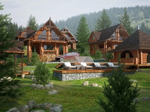 Отельные комплексы с номерами со сруба - лучшие варианты