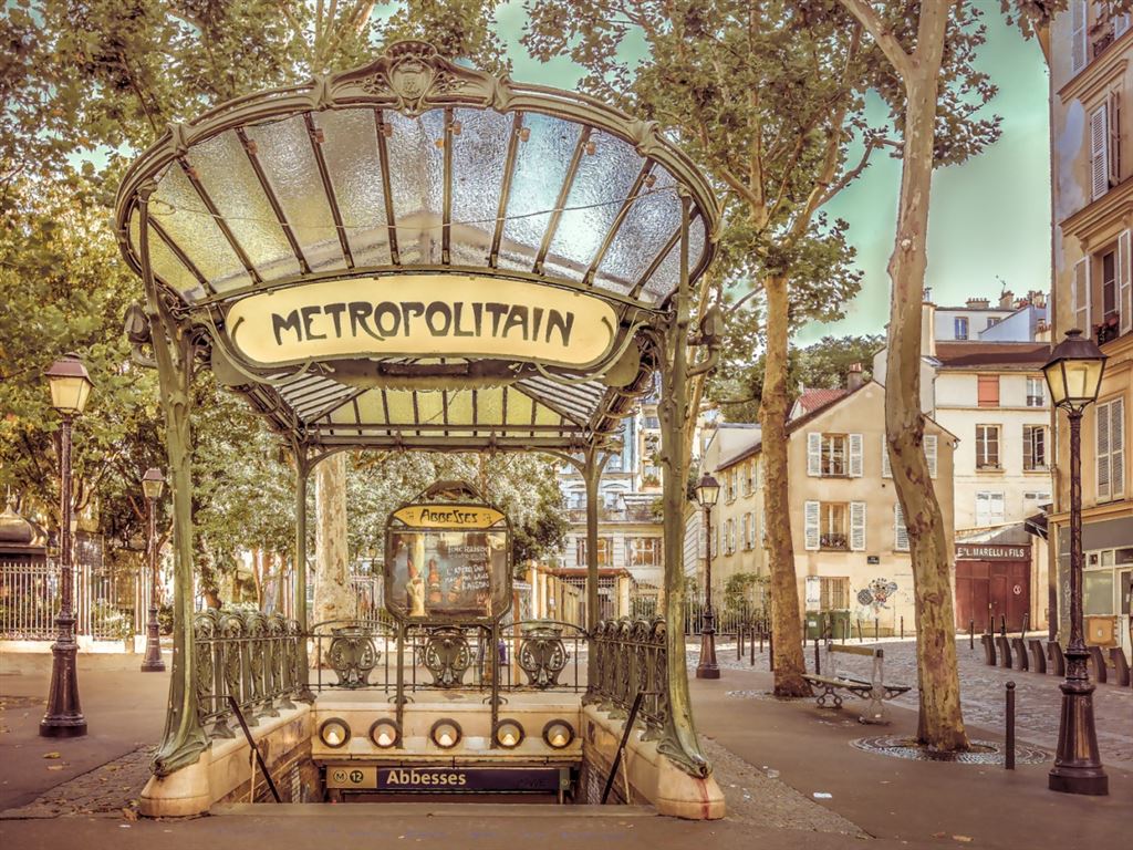 Фото достопримечательностей Парижа: Метрополитен