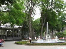 Ротонда и свето-музыкальный фонтан в Горсаду после реставрации