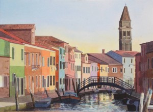 Пейзаж острова Бурано