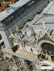 Собор Святого Марка с высоты птичьего полета (Венеция)