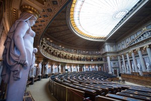 Венский парламент. Внутренний интерьер зала заседаний (Вена)