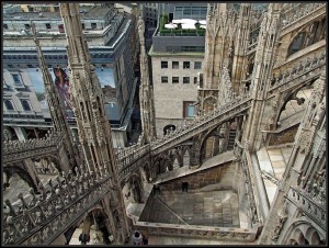 Детали архитектуры Duomo (Милан)