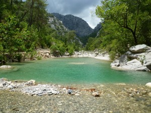Природный парк в поселке Гёйнюк (Göynük) недалеко от Кемера