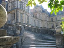 Фонтенбло. Лестница-подкова (Франция)
