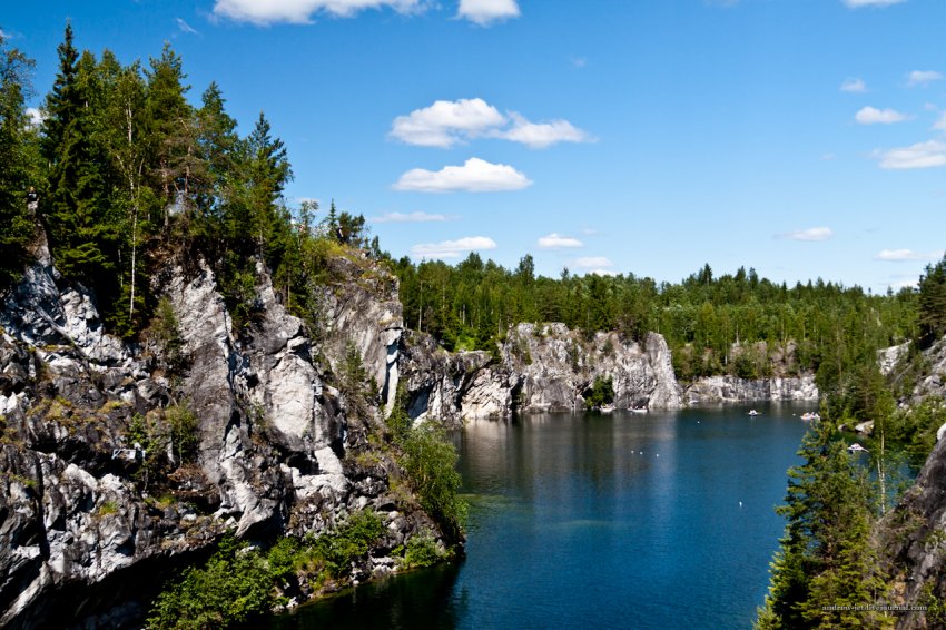 Фото достопримечательностей Карелии: Мраморный карьер в Карелии