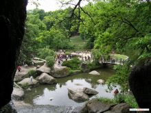 Вид из каменного грота