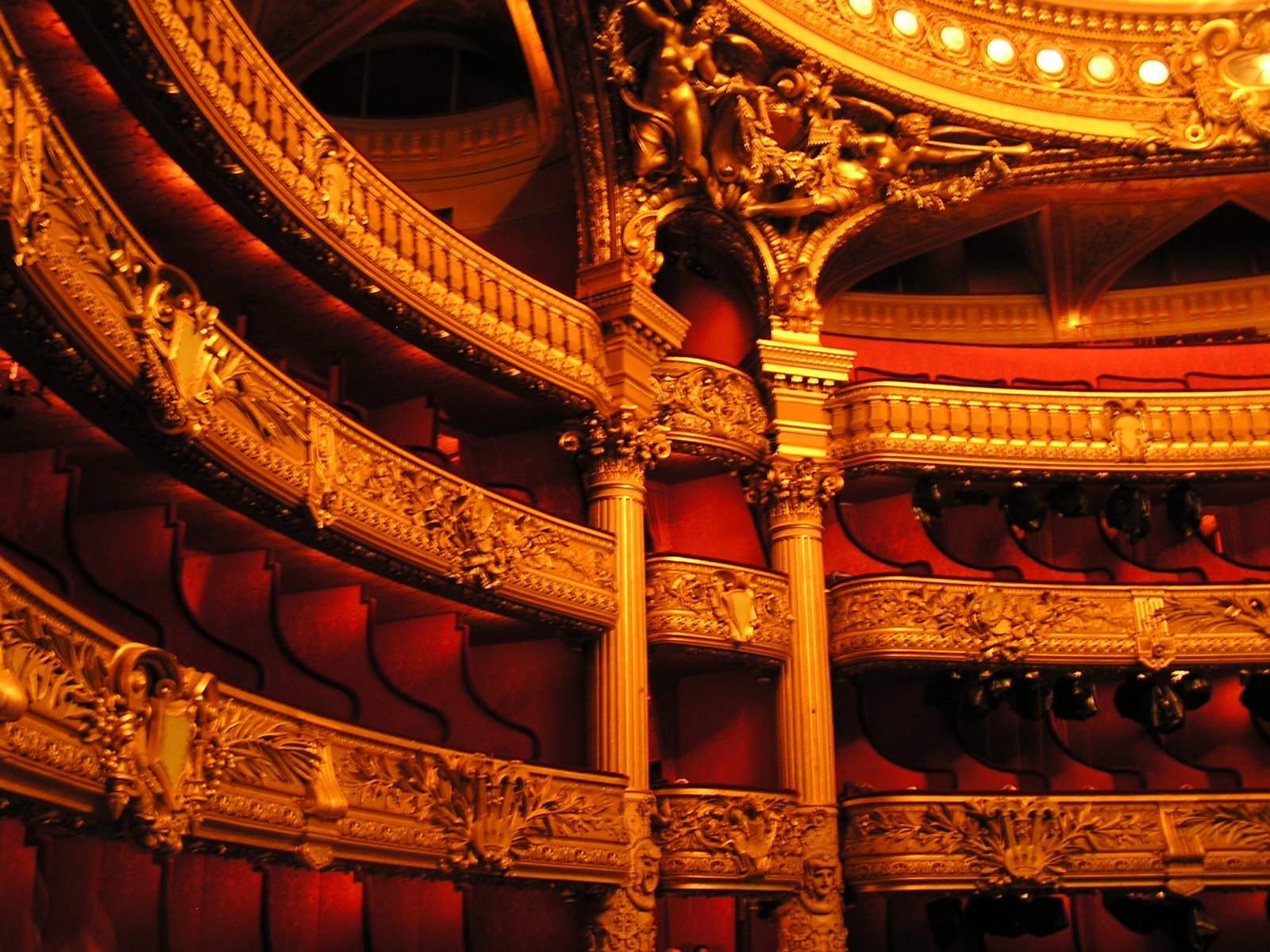 Фото достопримечательностей Парижа: Зал Парижской Оперы, ложи