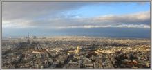 Обзор с башни Монпарнас (Париж)