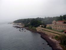 Вид на аббатство. (Города французской Ривьеры)