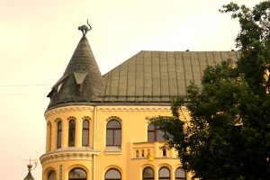 Дом котов в Риге (Прибалтика)