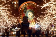 Праздничные огни в Берлине. (Германия)