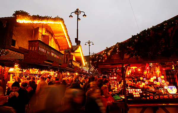 Фото достопримечательностей Германии: Гамбургская рождественская ярмарка.
