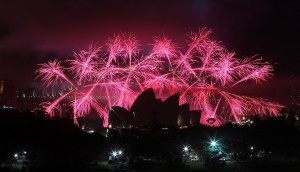 Один из крупнейших фейерверков в Сиднее (Разное)