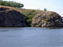 Крутые берега Хортицы (Запорожская область)