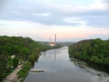 Житомир. Вид на реку Тетерев (Карпаты и Закарпатье)