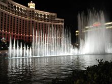 Танцующий фонтан Белладжио в Лас-Вегасе