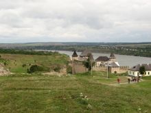 Вид на Хотинскую крепость с холмов (Хотин)