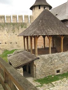 Сооружение внутри двора замка (Хотин)
