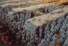 Первая раскопка терракотовой армии (Китай)