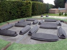 Реконструированный лагерь викингов в Треллеборге, Дания (Брюссель)