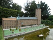 Здание мэрии, Стокгольм (Швеция). Каждый год 10 декабря здесь проходит Нобелевский банкет. (Брюссель)