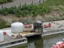 Тушение пожара в порту Барселоны (Брюссель)