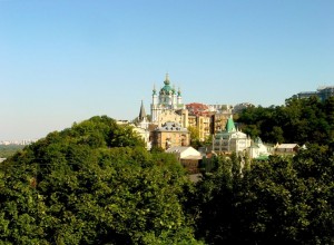 Вид на Андреевскую гору