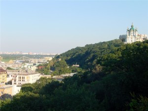 Вид с Замковой горы (Киев и область)