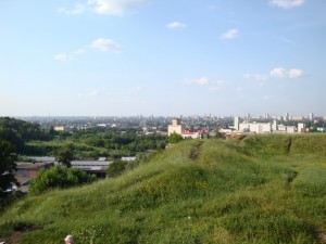 Гора Щекавица и вид с нее (Киев и область)