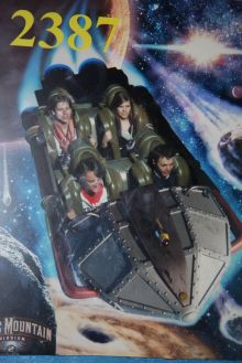 Аттракцион "Space Mountain Mission" (Франция)