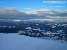 Лыжный курорт Славское. Заснеженная синева