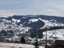 Вид на Славское (Карпаты и Закарпатье)