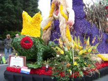 Композиция к сказке "Царевна лягушка" на Блуменкорсо 2009 в Голландии