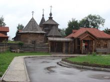 В музее деревянного зодчества (Золотое Кольцо России)