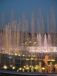 Фонтан в Царицыно - один из крупнейших в мире