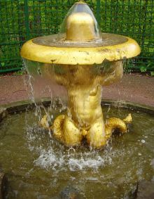 Фонтаны-клоши в саду Бахуса (Санкт-Петербург и область)