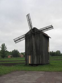 Диканька, колоритная мельница XVIII века (Полтава и область)