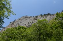 Большой каньон, вид из ущелья (Крым)