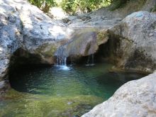 Ванна молодости, температура воды даже летом около 9-11С