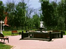 Фонтан в парке "Эрмитаж" в Москве (Москва и Подмосковье)