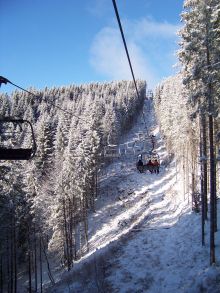 Захватывающий вид с подъемника